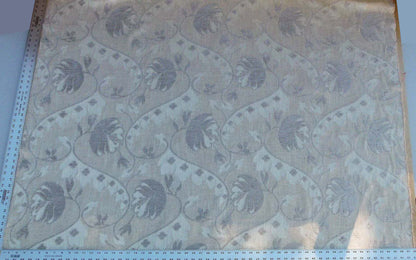 Scalamandre  Alden Froth Wavy Floral Stripe Heavy Chenille Old World Weavers MSRP USD 288/Y