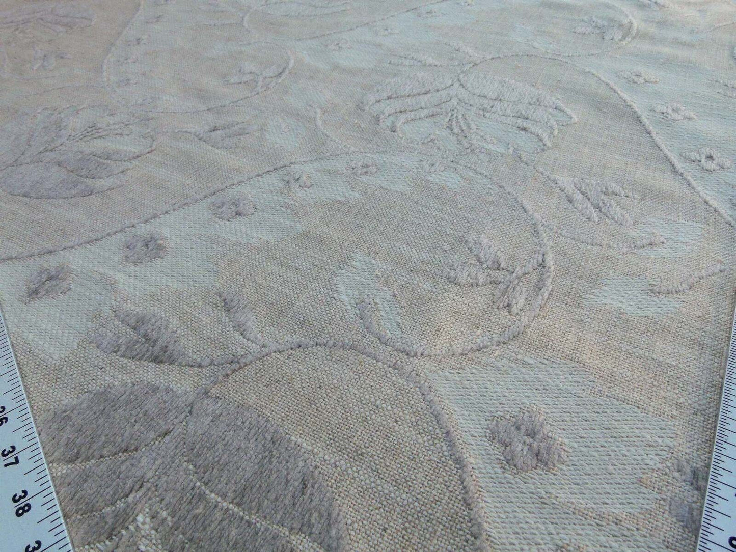 Scalamandre  Alden Froth Wavy Floral Stripe Heavy Chenille Old World Weavers MSRP USD 288/Y