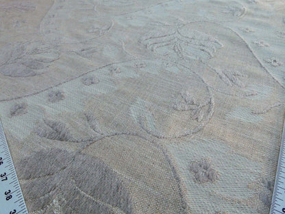 Scalamandre  Alden Froth Wavy Floral Stripe Heavy Chenille Old World Weavers MSRP USD 288/Y