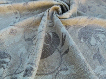 Scalamandre  Alden Froth Wavy Floral Stripe Heavy Chenille Old World Weavers MSRP USD 288/Y