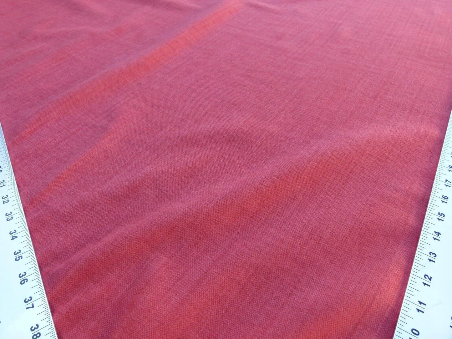 Scalamandre Caleido Rosso Red Cotton Linen  Old World Weavers Heavy MSRP USD 120/y