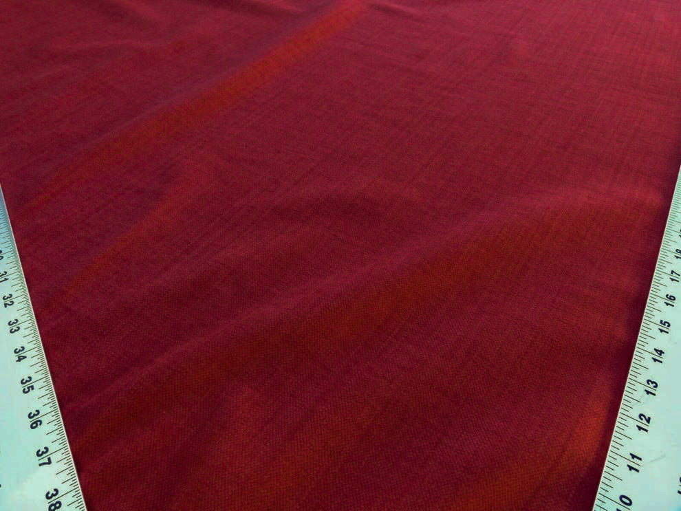 Scalamandre Caleido Rosso Red Cotton Linen  Old World Weavers Heavy MSRP USD 120/y