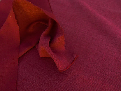 Scalamandre Caleido Rosso Red Cotton Linen  Old World Weavers Heavy MSRP USD 120/y