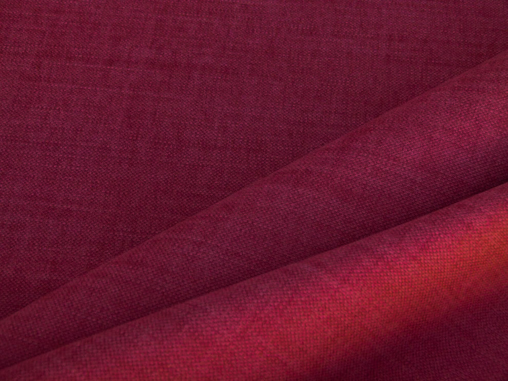Scalamandre Caleido Rosso Red Cotton Linen  Old World Weavers Heavy MSRP USD 120/y