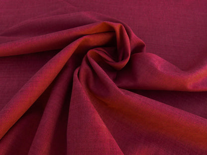 Scalamandre Caleido Rosso Red Cotton Linen  Old World Weavers Heavy MSRP USD 120/y