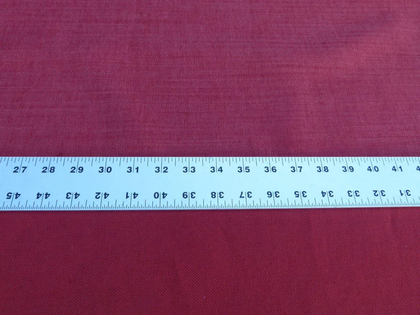 Scalamandre Caleido Rosso Red Cotton Linen  Old World Weavers Heavy MSRP USD 120/y