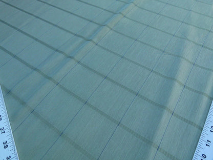 Scalamandre Jackson Square Pine Green Watkins Silk Linen Plaid MSRP USD 112/Y 41"wide