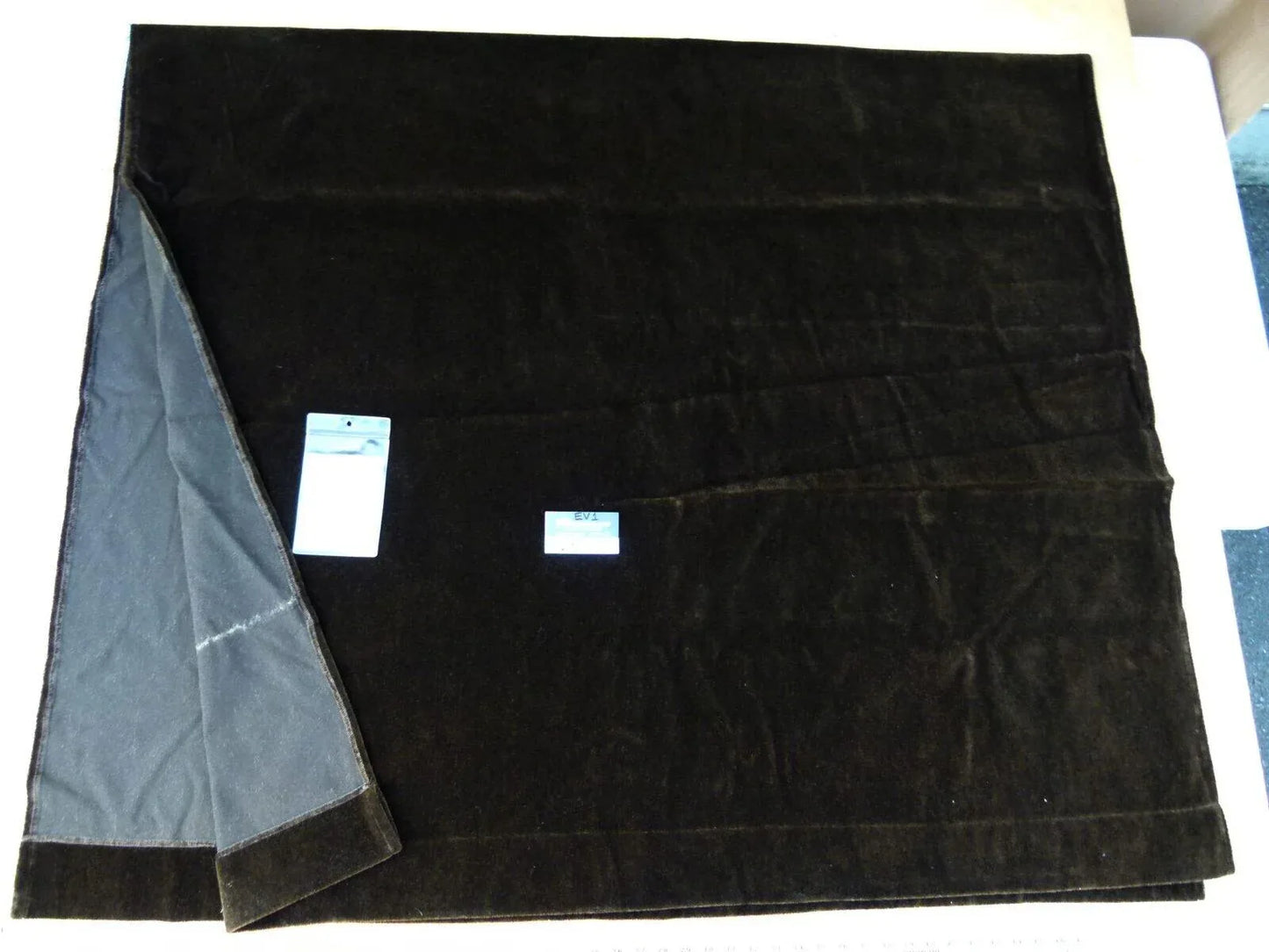 12 Ev1 2yds+ Scalamandre Asti Mohair Bitter Chocolate Deep Dark Brown MSRP USD 414/yard