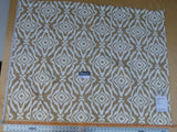 17 Ev1 1y Scalamandre Zanzibar Sand Tan Cotton Ikat