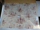 17 Ev2 1.2y Scalamandre Voyage En Chine Mauve Dark Purple Red Chinoiserie Print MSRP USD 388/y