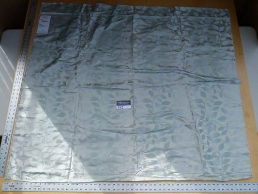 30 Ev2 1.3y Scalamandre Vallen Tahoe Blue Silver Silk Leaf Woven MSRP 543/Y