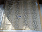 31 Ev2 1.3y Scalamandre Vallen Taupe Tan Grey Silk Leaf Woven