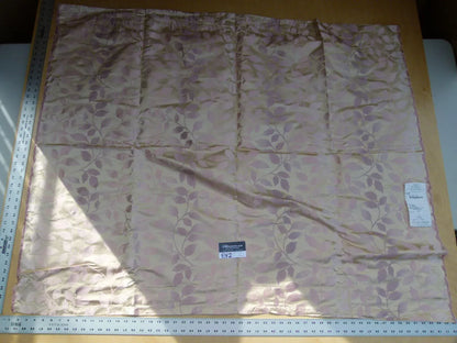 32 Ev2 1.3y Scalamandre Vallen Mauve Pink Silk Leaf Woven