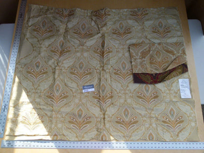 44 Ev2 1.2y Scalamandre Darani Silk Damask+embroidery Gravel Brown Grey MSRP USD 436/Y (copy)