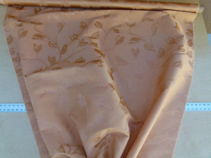 By Yard Scalamandre Gw Maharajah Apricot Pink Peach Silk Linen Damask Reversible MSRP USD 348/Y