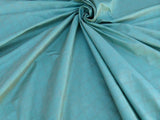Scalamandre Bangalore Milan Green Blue 100% Silk Fish Scale Ocean Wave MSRP USD 148/Y