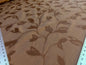 By Yard Scalamandre Gw Maharajah Chestnut Brown Silk Linen Damask Reversible MSRP USD 348/Y