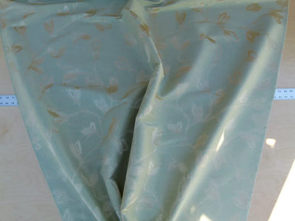 By Yard Scalamandre Gw Maharajah Arctic Blue Icy Silk Linen Damask Reversible MSRP USD 348/Y