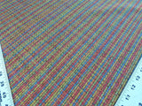 Scalamandre Cashiers Red Blue Pink Green Mini Texture Rayon Cotton Tweed Thick! Old World Weavers MSRP USD 136/Y