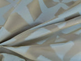 Scalamandre Polygon "gold" Watkins Brilliant Cream Silk Cotton Old World Weavers MSRP USD 260/Y