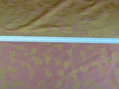 By Yard Scalamandre Gw Maharajah Copper Red Gold Yellow Silk Linen Damask Reversible MSRP USD 348/Y