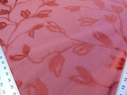 By Yard Scalamandre Gw Maharajah Paprika Red Spice Silk Linen Damask Reversible MSRP USD 348/Y