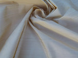 Scalamandre Mirage 100% Silk Self Strie Pussy Willow Beige Silver Cream MSRP USD 198/Y