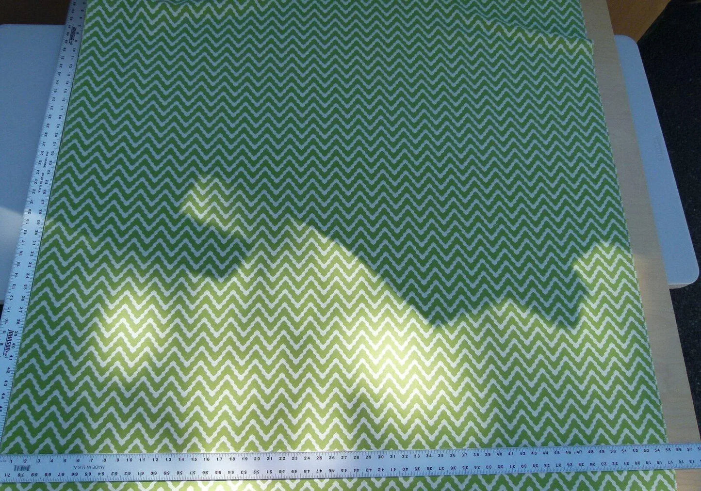 Scalamandre Chantico Chevron Lattice Lime Green White Linen Cotton Woven  Old World Weavers Chevron MSRP USD 198/Y