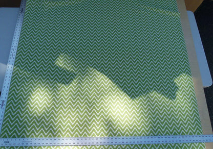 Scalamandre Chantico Chevron Lattice Lime Green White Linen Cotton Woven  Old World Weavers Chevron MSRP USD 198/Y