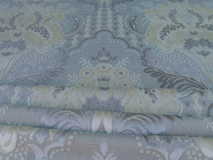 By Yard Scalamandre Lacerta Damask Cut Velvet Beige Cream White MSRP USD 512/yard