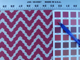 Scalamandre Chantico Chevron Lattice Flamingo Pink White Linen Cotton Woven Old World Weavers Chevron MSRP USD 198/Y