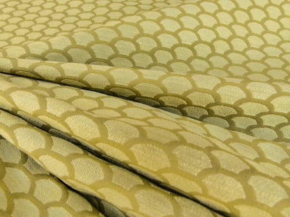 Bty Scalamandre Poseidon Gilt Gold Yellow Neutral Fish Scale Ocean Wave MSRP USD184/Y
