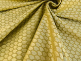 Bty Scalamandre Poseidon Gilt Gold Yellow Neutral Fish Scale Ocean Wave MSRP USD184/Y
