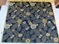 By Yd Scalamandre S.S. Seacloud Grey Watkins Black Gold Heavy Flower MSRP USD 440Y