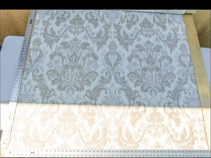 Scalamandre Renaissance Hardy Damask Beiges On Crème White Cotton Viscose French Court MSRP USD 218/Y