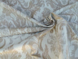 Scalamandre Renaissance Hardy Damask Beiges On Crème White Cotton Viscose French Court MSRP USD 218/Y