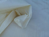 Scalamandre Mirage 100% Silk Self Strie "Lily White" Cream White Silver MSRP USD 198/Y