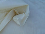 Scalamandre Mirage 100% Silk Self Strie "Lily White" Cream White Silver MSRP USD 198/Y