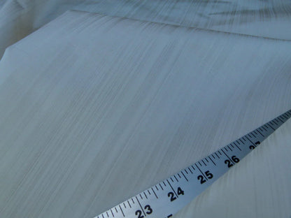 Scalamandre Mirage 100% Silk Self Strie "Lily White" Cream White Silver MSRP USD 198/Y