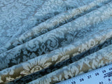 Scalamandre Audrey Damask Cut Velvet Linen "clear Neutral" Renaissance Artichoke Rose MSRP USD 427/Y
