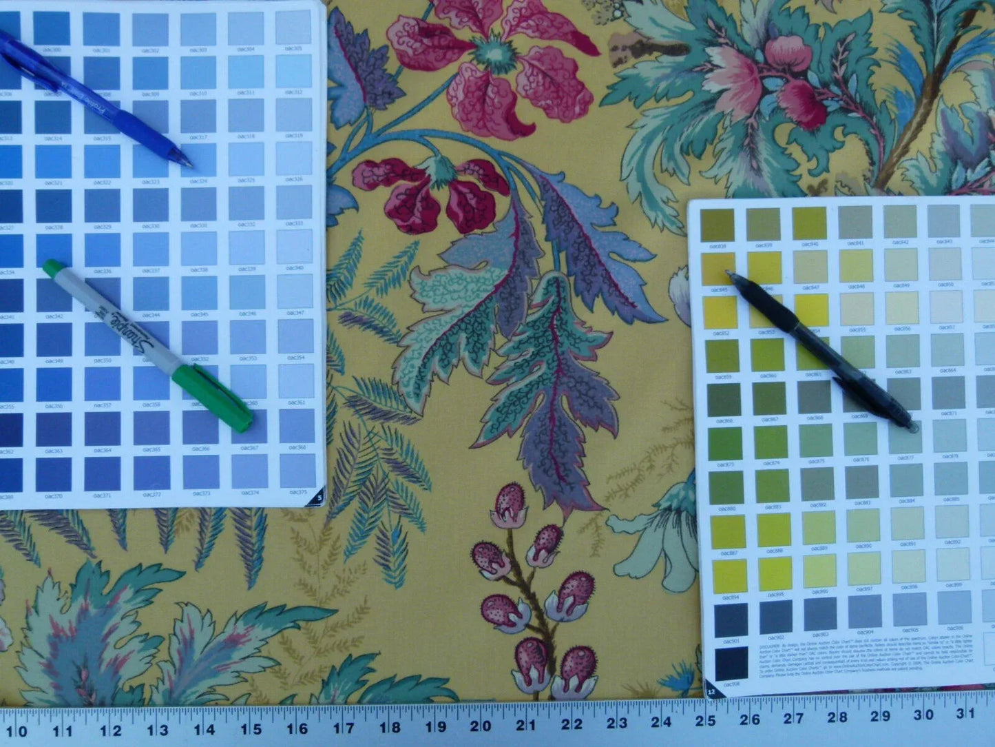 Bty Scalamandre Manon Multi/yellow Green Red Pink Blue Wild Tropical Floral Opera MSRP USD 244/Y