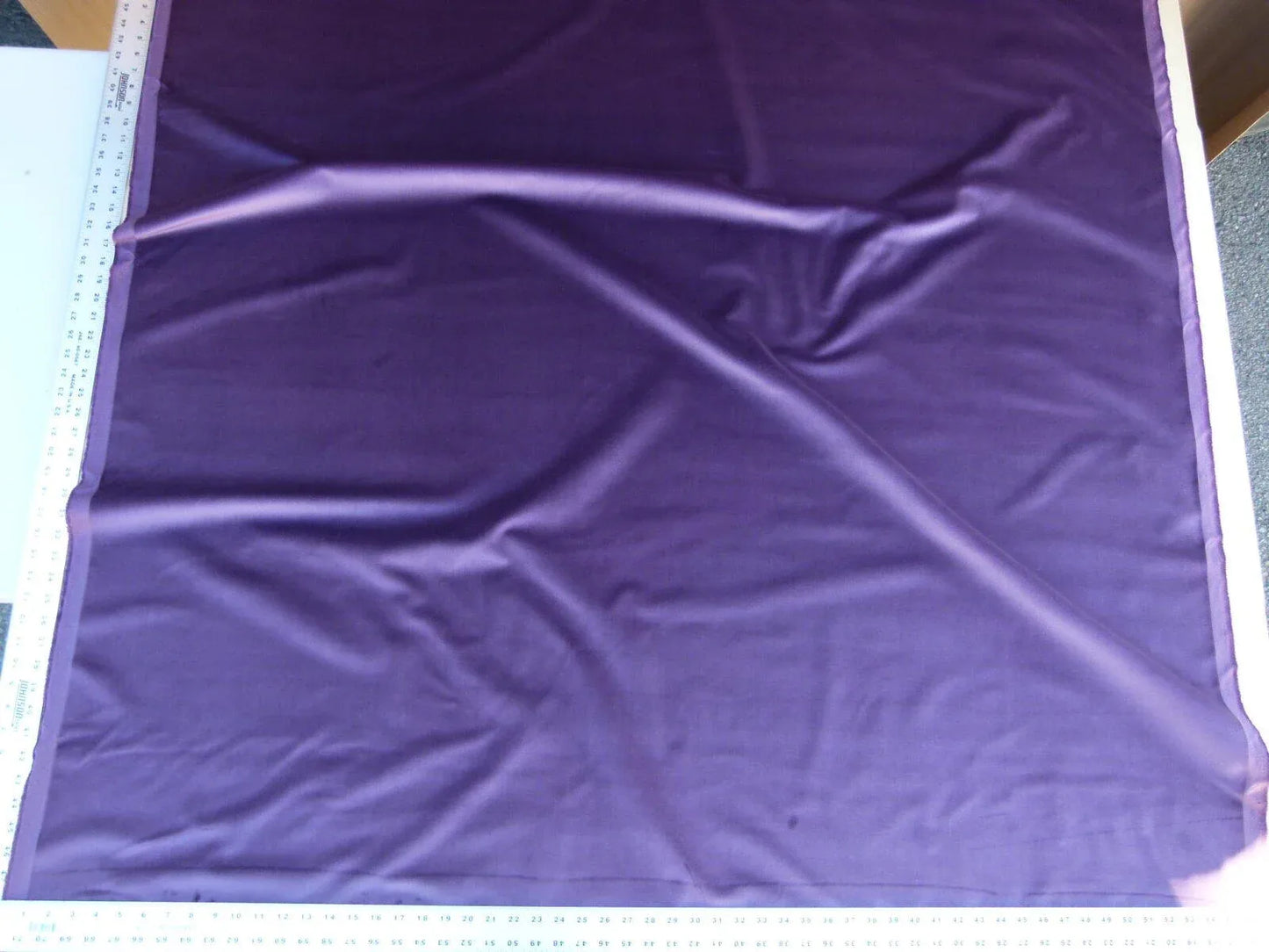 Bty Scalamandre Indus Velvet "plum"deep Purple Supple Italy MSRP USD 228/Y