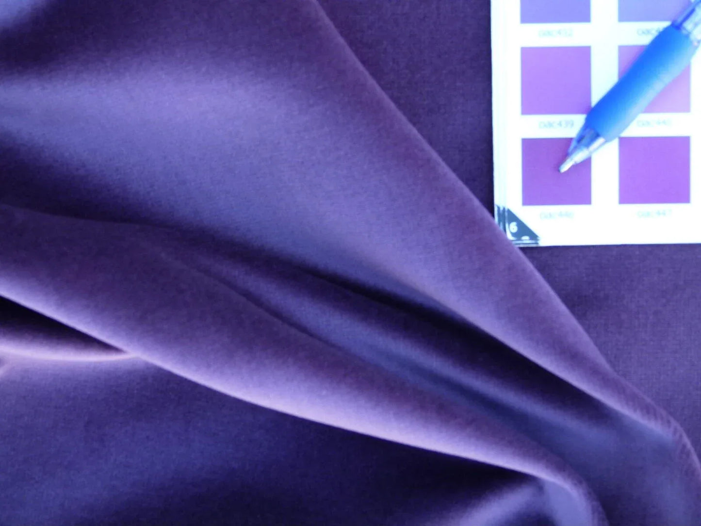 Bty Scalamandre Indus Velvet "plum"deep Purple Supple Italy MSRP USD 228/Y