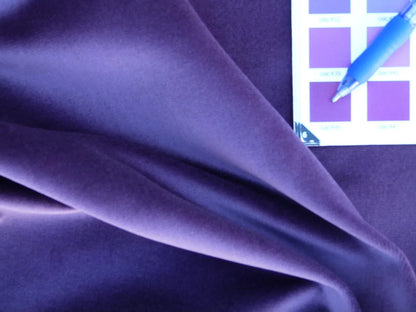 Bty Scalamandre Indus Velvet "plum"deep Purple Supple Italy MSRP USD 228/Y