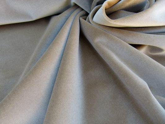 Bty Scalamandre Indus Velvet "straw" Tan Light Gold Supple Italy MSRP USD 240/Y