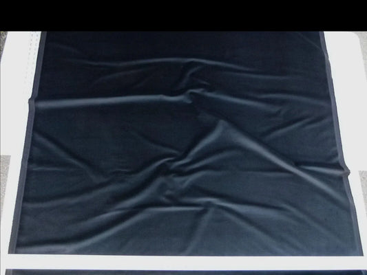 Bty Scalamandre Indus Velvet "onyx" Black Supple Italy MSRP USD 240/Y