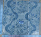 2 Ev5 Scalamandre Square Showroom Sample Visby Tahoe Blue Old World Weavers Silk MSRP USD 530/Y