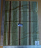 10 Ev5 Scalamandre Square Showroom Sample Zahra Stripe Mint Green Taupe Silk Per Piece
