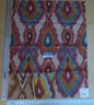 21 Ev5 36"x28" Scalamandre Showroom Square Bhutan Ikat Suzani Red/blue/multi Heavy Cotton MSRP USD 280/Y (copy)