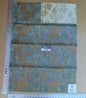 38 Ev5 35"x24" Scalamandre Showroom Sample Duchess On Cream Satin Gold Opal Blue Cotton Print MSRP USD 314/Y (copy)